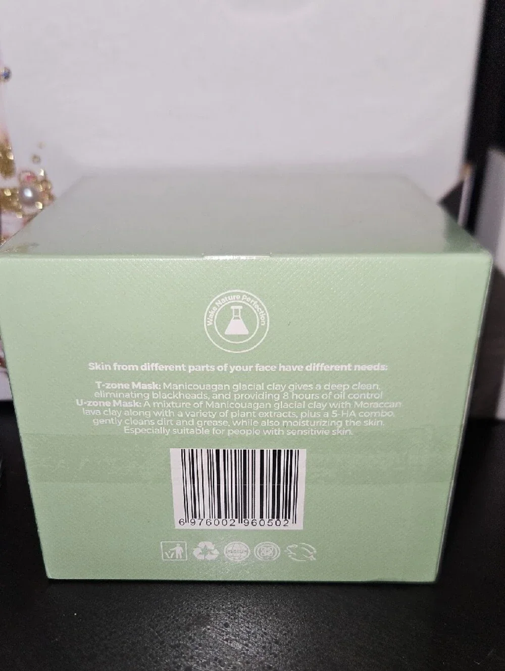 Green Duo Cleansing Clay Mask - Gentle 15-Minute Treatment